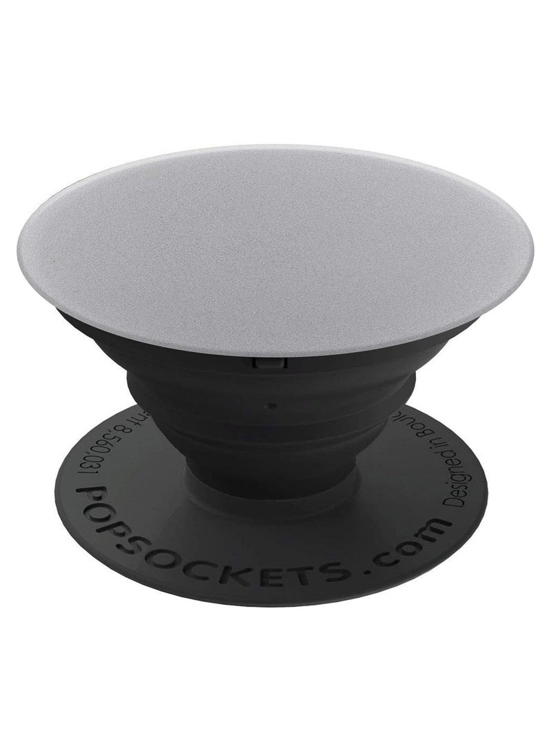 Pop Socket Popsockets Aluminum Handle and Grip - Gray - Image 1