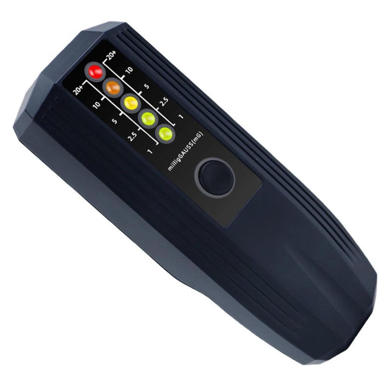 STOBOK Portable Handheld EMF Meter Magnetic Field Detector with LED Indicator for Safe Exposure Measurement - Image 2