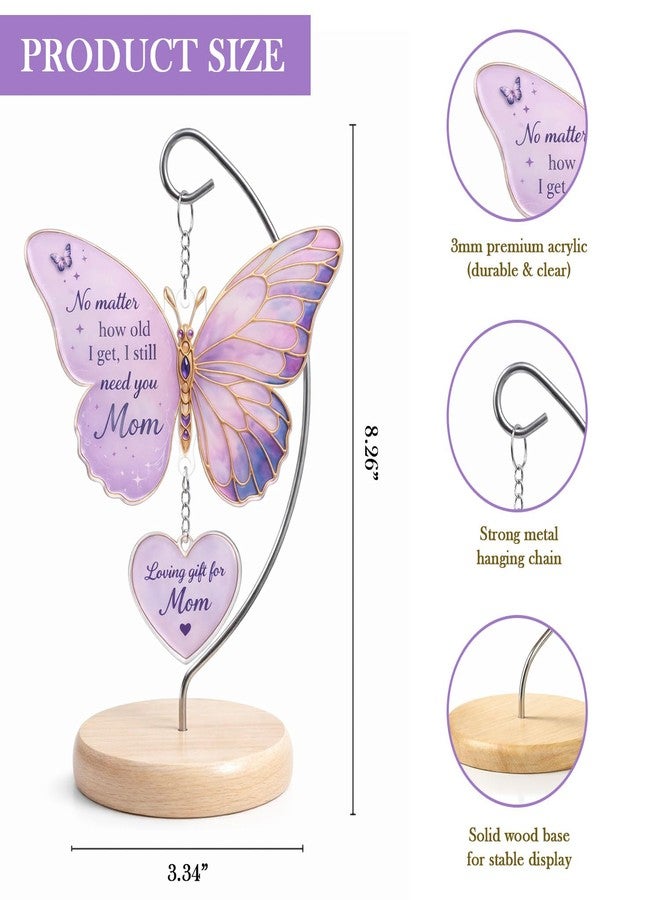 Musemory Butterfly Gift for Mom, Butterfly Desk Decor Suncatcher, Butterfly gifts for Mom from Daughter, Mothers Day Gift, Mom Birthday Gifts - Image 2