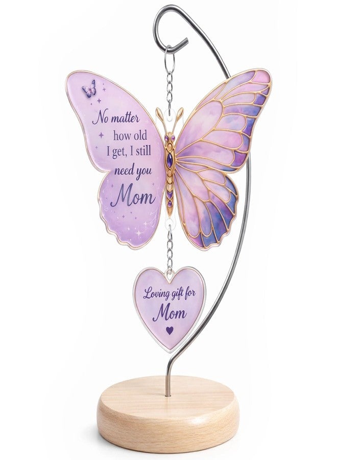 Musemory Butterfly Gift for Mom, Butterfly Desk Decor Suncatcher, Butterfly gifts for Mom from Daughter, Mothers Day Gift, Mom Birthday Gifts - Image 1