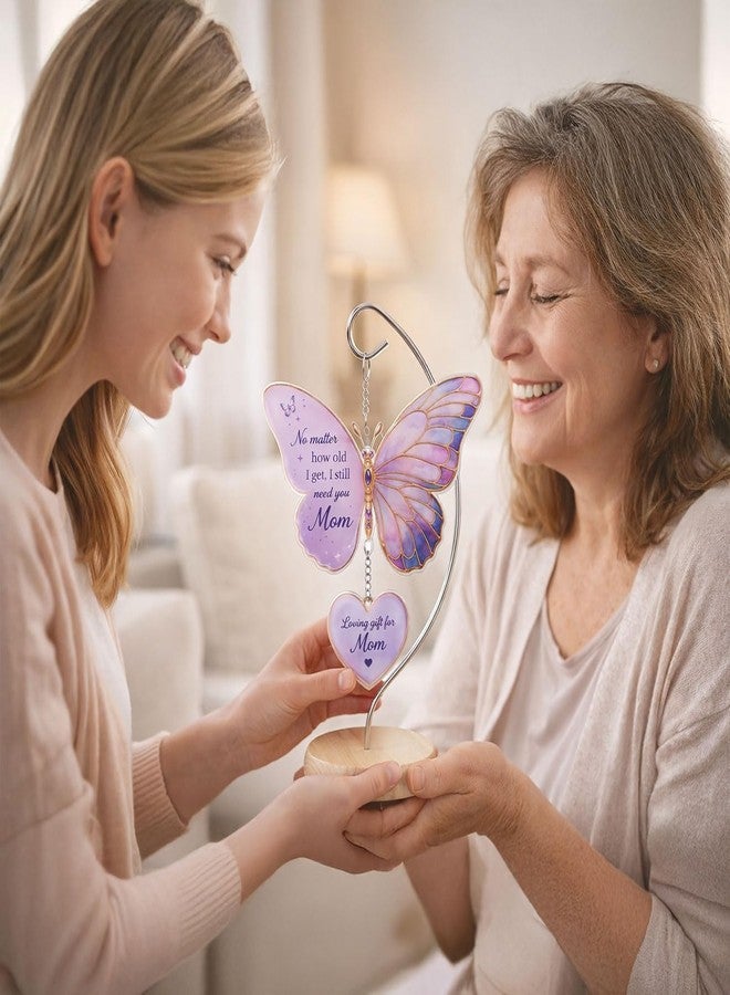 Musemory Butterfly Gift for Mom, Butterfly Desk Decor Suncatcher, Butterfly gifts for Mom from Daughter, Mothers Day Gift, Mom Birthday Gifts - Image 4