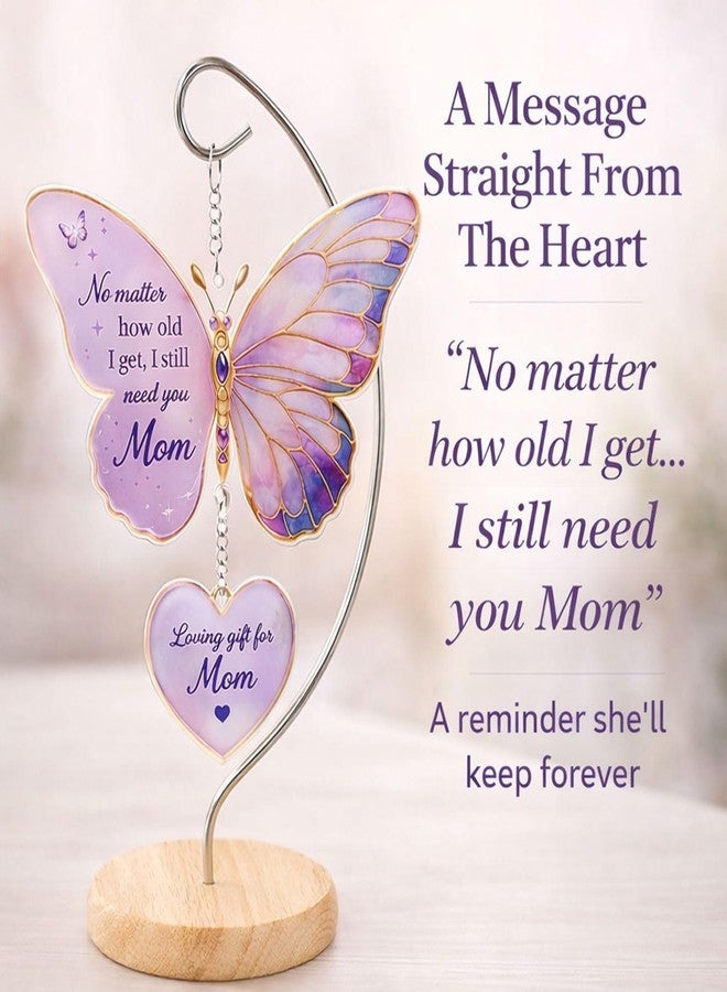 Musemory Butterfly Gift for Mom, Butterfly Desk Decor Suncatcher, Butterfly gifts for Mom from Daughter, Mothers Day Gift, Mom Birthday Gifts - Image 5