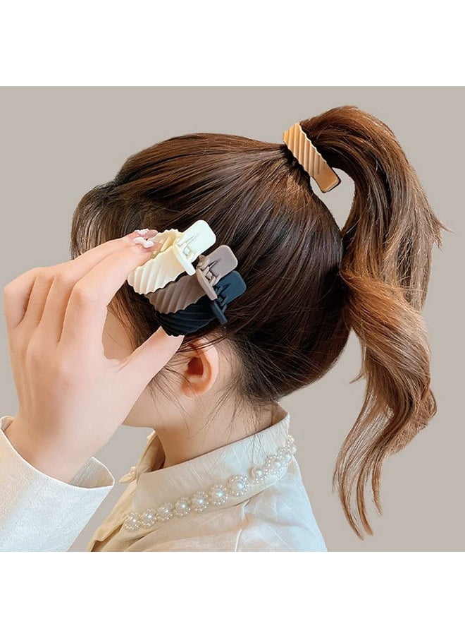 DonLeeving 8 PCS Large Matte Ponytail Buckle Hair Clip Hair Clips High Ponytail Claw Clip Nonslip Hair Accessories for Women Thick Long Hair  - Image 5