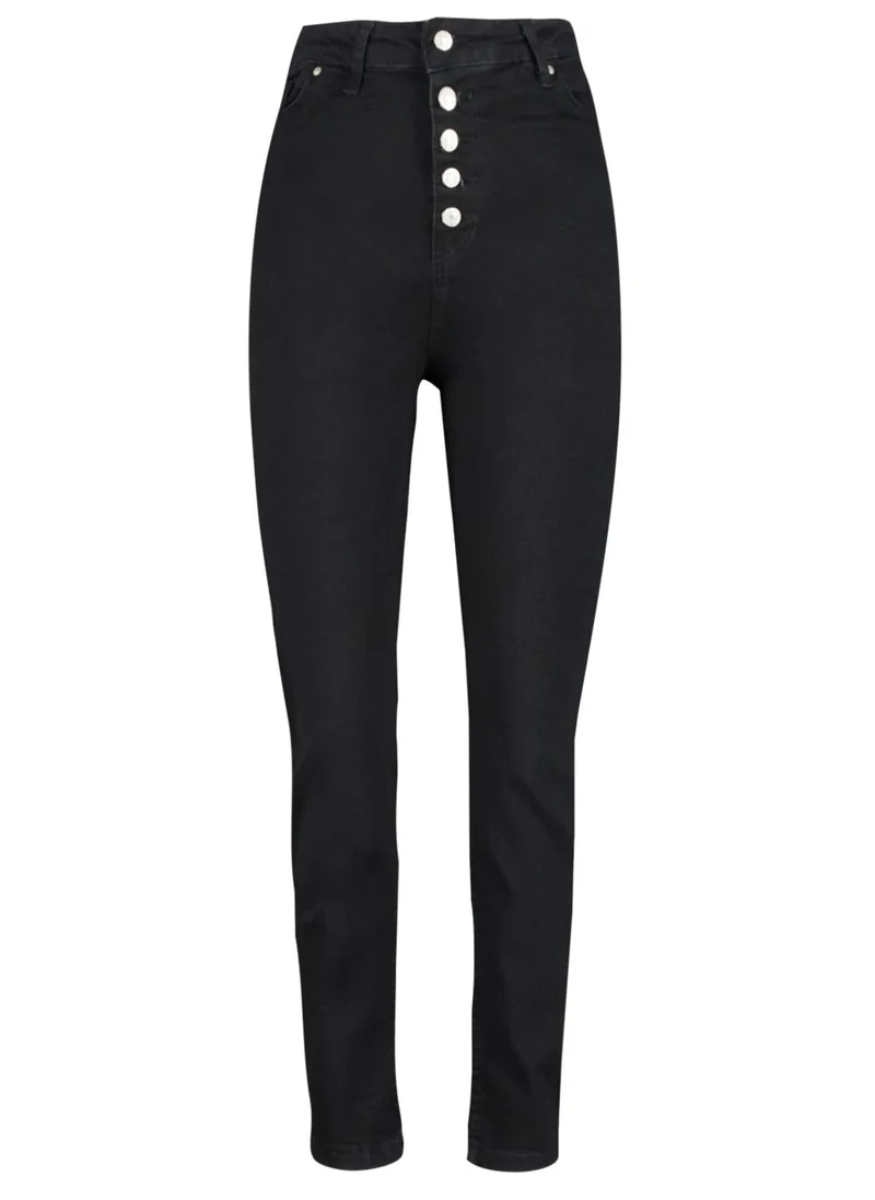ترينديول كيرف Front Button Skinny Jeans