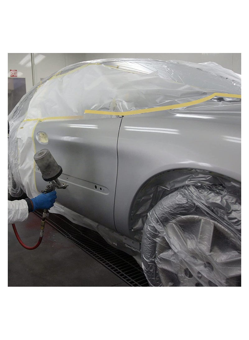 Automotive Painting Masking Film and Tape Set 6 Pack with 3 Sizes for Easy Coverage and Protection - Image 5