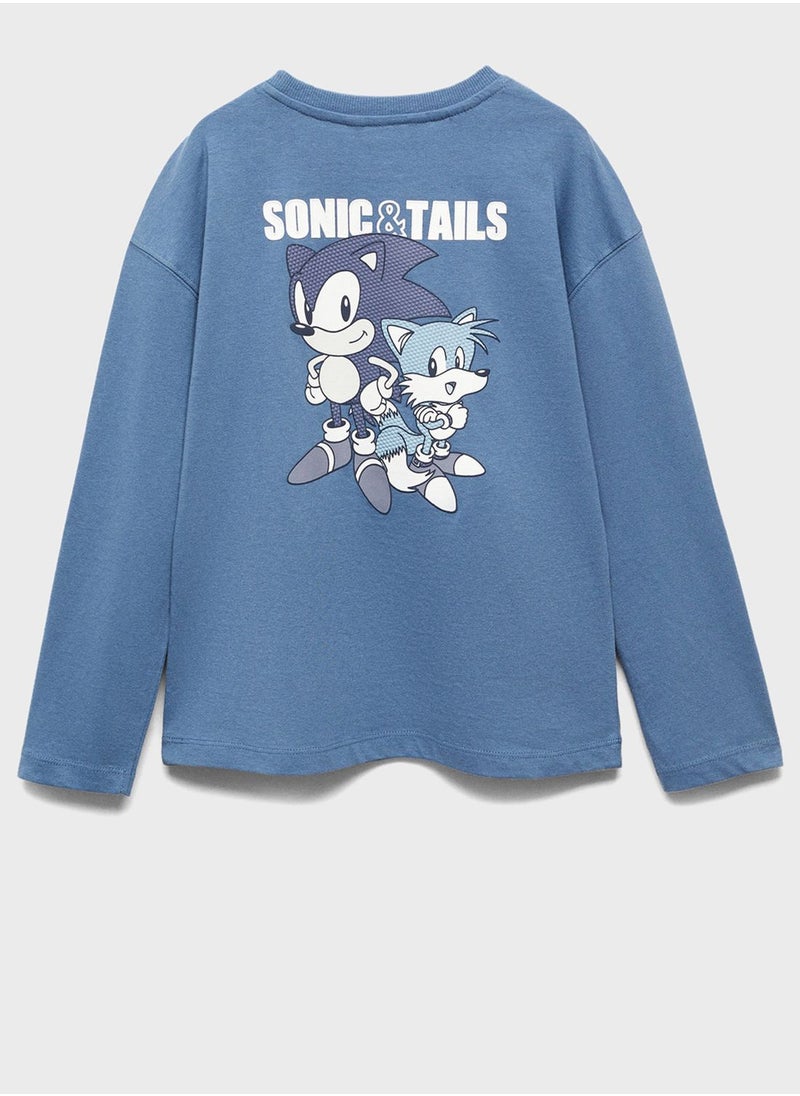 MANGO - Kids Graphic T-Shirt - Image 1