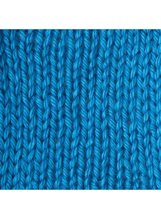 CARON خيوط الحفلات الناعمة ببساطة، قياس 4 متوسط، - 6 أونصات - أزرق كوبالت