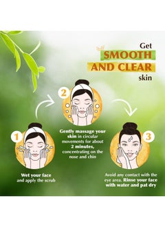 Everyuth Naturals Exfoliating Walnut Scrub Gentle Face Scrub|Paraben Free|With Walnut Shell Particles|Removes Blackhead & Dead Skin Cells|For Oily Dry Normal Combination & Sensitive Skin 100 Gm  - Image 5
