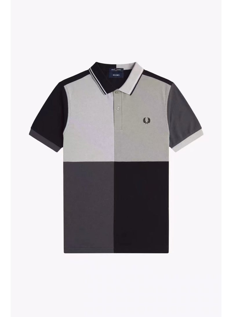 فريد بيري بولر رجالي موديل ضيق (Slim Fit) - قميص بولو بكمام قصير للعمل والاسترخاء - Image 3
