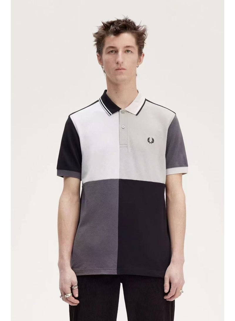 فريد بيري بولر رجالي موديل ضيق (Slim Fit) - قميص بولو بكمام قصير للعمل والاسترخاء - Image 1
