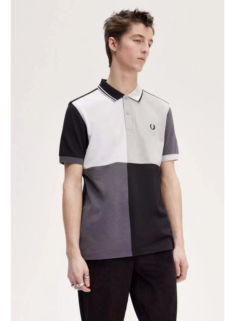 فريد بيري بولر رجالي موديل ضيق (Slim Fit) - قميص بولو بكمام قصير للعمل والاسترخاء - Image 2