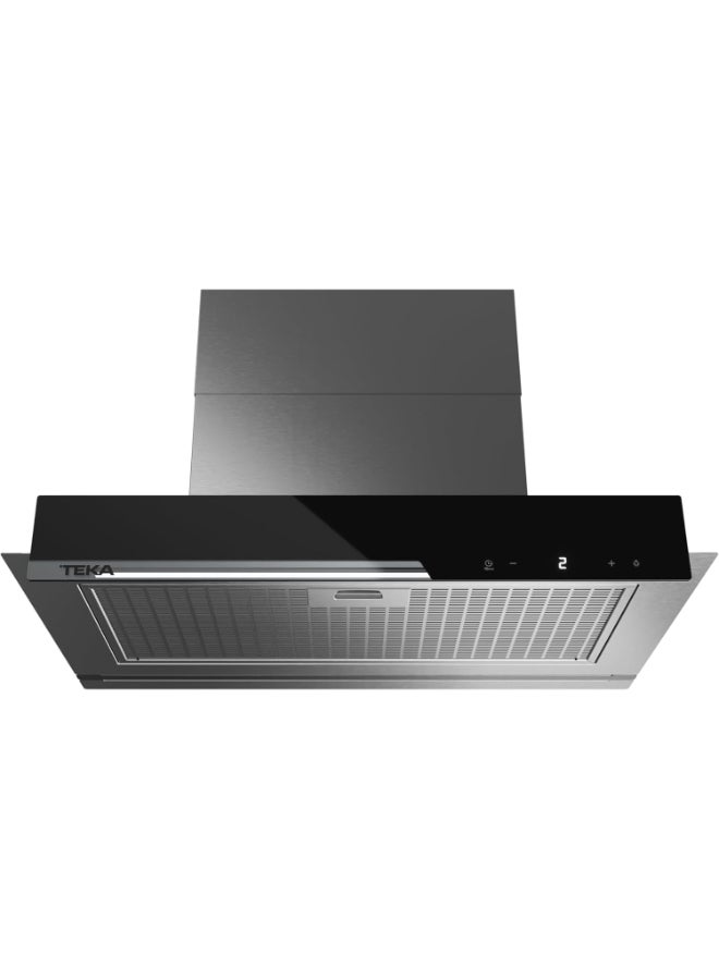 Fully integrated invisible hood, easy to install and with space for storage INTEGRA GFI 67350 EOS IX Built-In 271 W 113110002 Stainless Steel/Black Glass