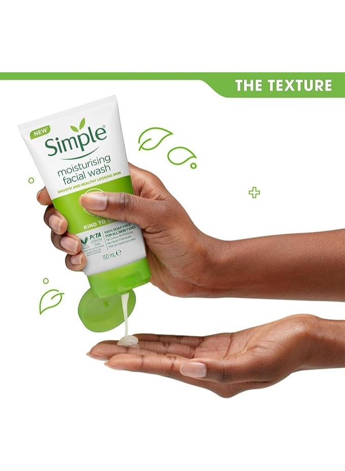 Simple Moisturising Facial Wash 150ML - Image 4
