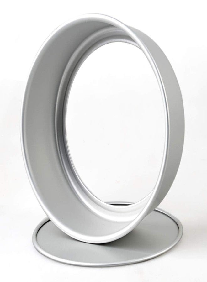 Tosnail 2 Pack 9" x 3" Round Aluminum Cake Pan with Removal Bottom - Image 4
