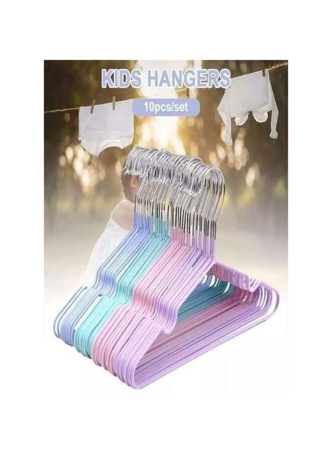 Stainless Steel Coated Hanger, 10 Pieces - Image 3