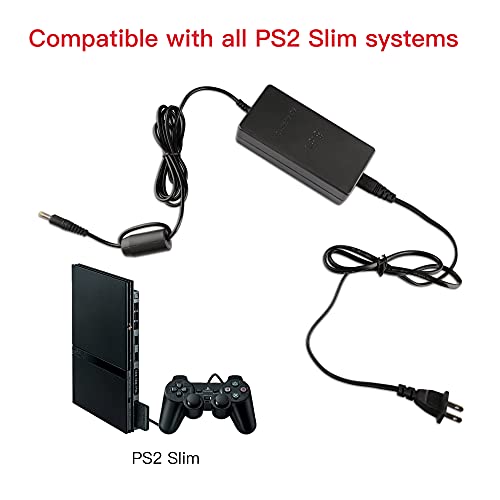 Xahpower مزود طاقة لجهاز PS2، كابل شاحن محول تيار متردد لجهاز سوني بلاي ستيشن 2 PS2 سليم A/C 70000 - Image 4