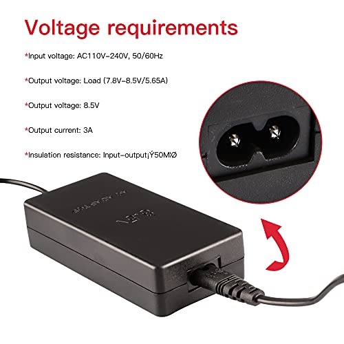 Xahpower مزود طاقة لجهاز PS2، كابل شاحن محول تيار متردد لجهاز سوني بلاي ستيشن 2 PS2 سليم A/C 70000 - Image 5