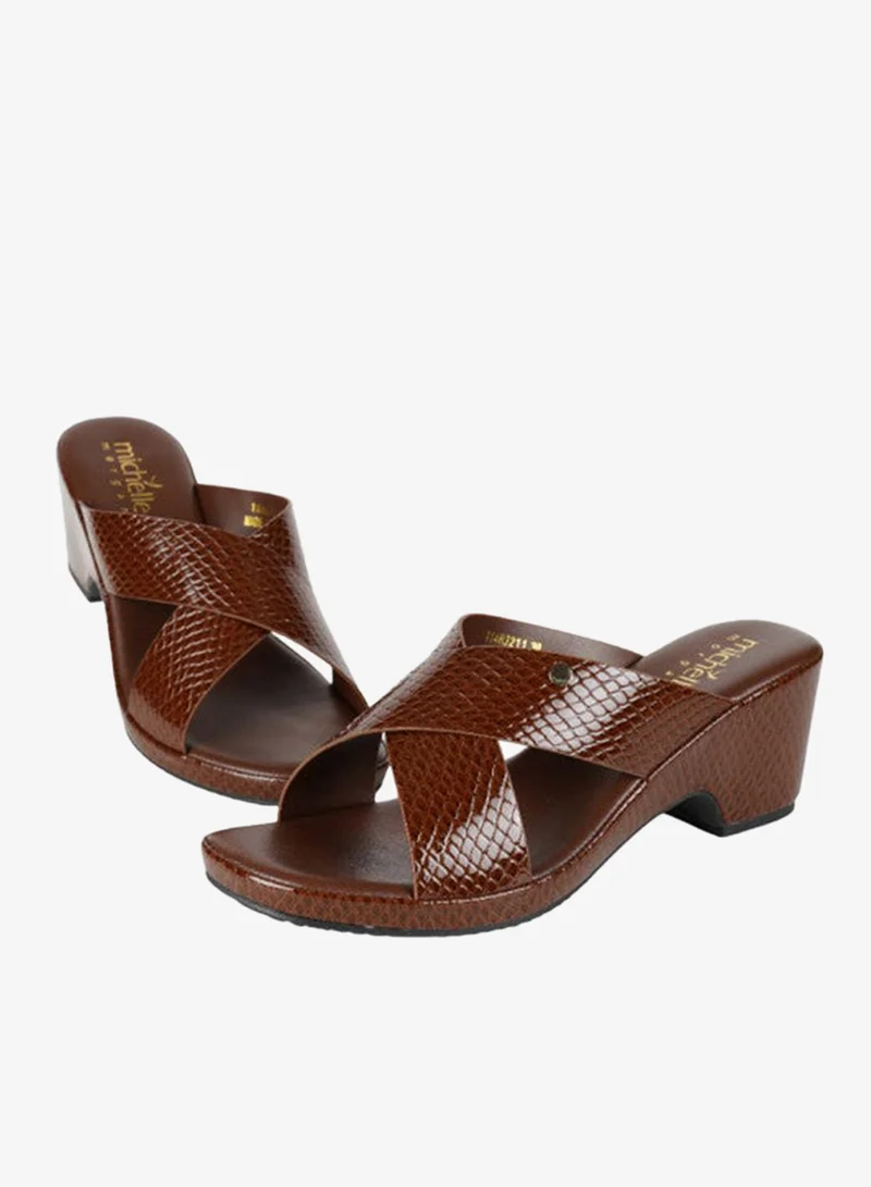 Michelle Morgan Brown 092-2942 Michelle Morgan Ladies Sandals 114RJ211 Brown for Women | Best Price UAE