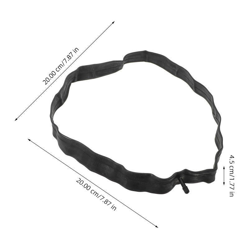 20x1.75 1.95 أنبوب داخلي للدراجات بصمام مائل من مادة البيوتيل للمراكب الجبلية والدراجات القابلة للطي - Image 3