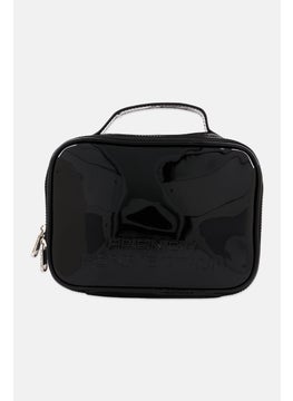 French Connection Women Brand Logo Vanity Bag, Black  - Image 1