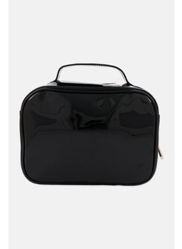French Connection Women Brand Logo Vanity Bag, Black  - Image 2