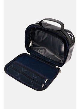 French Connection Women Brand Logo Vanity Bag, Black  - Image 3