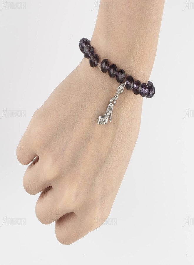 AUEAR, 10 Pack Fashion Crystal High Heel Shoe Shape Charms Bulk Pendant Jewelry Findings for Making Necklace Bracelet DIY - Image 4