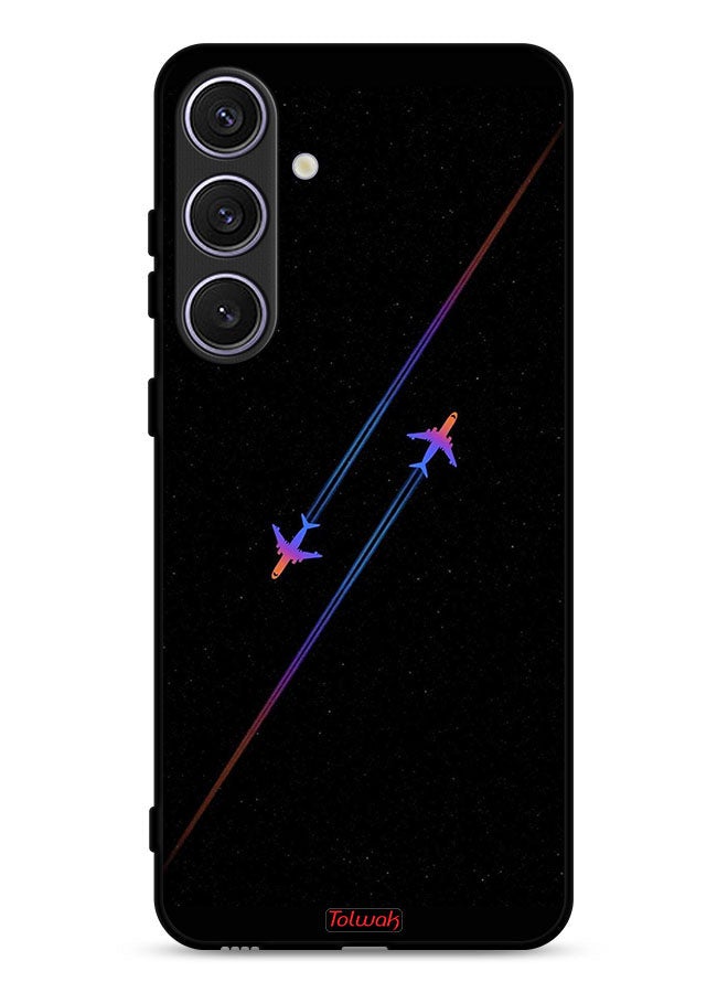 Tolwak Samsung Galaxy S24 Plus 5G Protective Case Cover Airplanes Art - Image 1