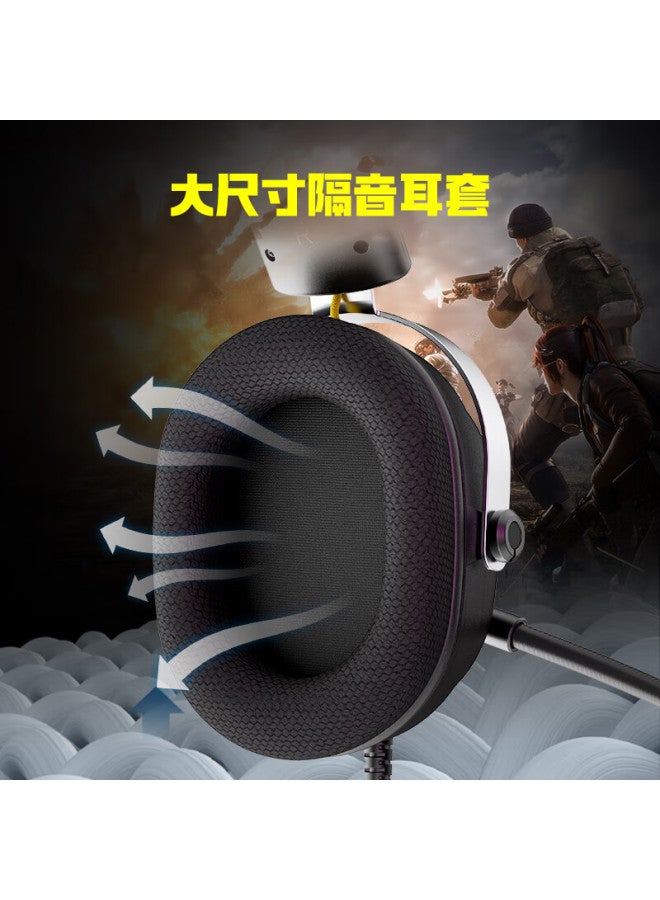Somic G936 Pro+ Gaming Headset, Over-ear Commander With Microphone, Compeion-grade Computer Gaming Headset, 7.1 Channel, Cs2 Pubg Fps, Passive Noise Cancellation, Black Myth： Wukong - Image 3