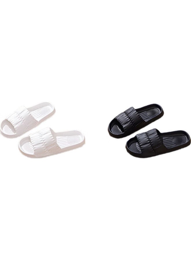NOLANSEND Nuolan I Portable Travel Slippers, Reusable For H E And Hotel Use, Non-slip Sandals For Couples, White, Size 36-37 - Image 2