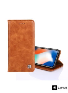Protective Case For Nokia C3 Non-Magnetic Retro Texture Horizontal Flip Leather