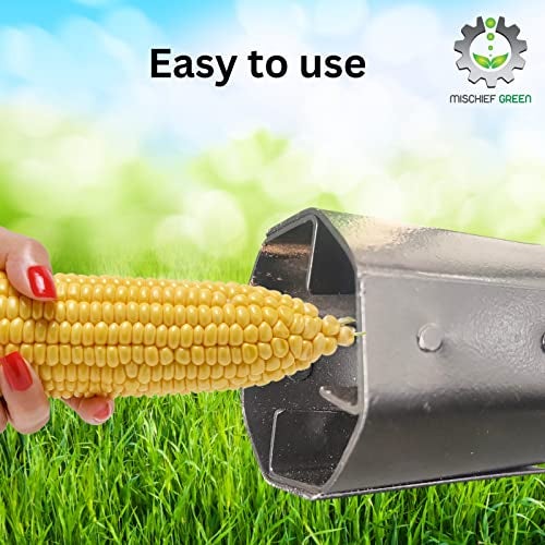 Mischief Green Corn Cutter, Kernels Remover Maize Sheller (मका सोलणी), Made of Heavy Metal Iron, Easy to use Sweet Corn Peeler - Image 2