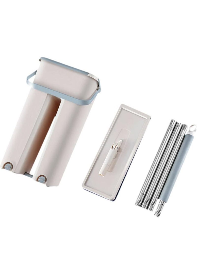 Scratch Flat Mop and 2 in 1 Bucket,Cleaning Mop Set Cleaning Mop,Floor Mop Mop Cleaning System Cleaner  - Image 3