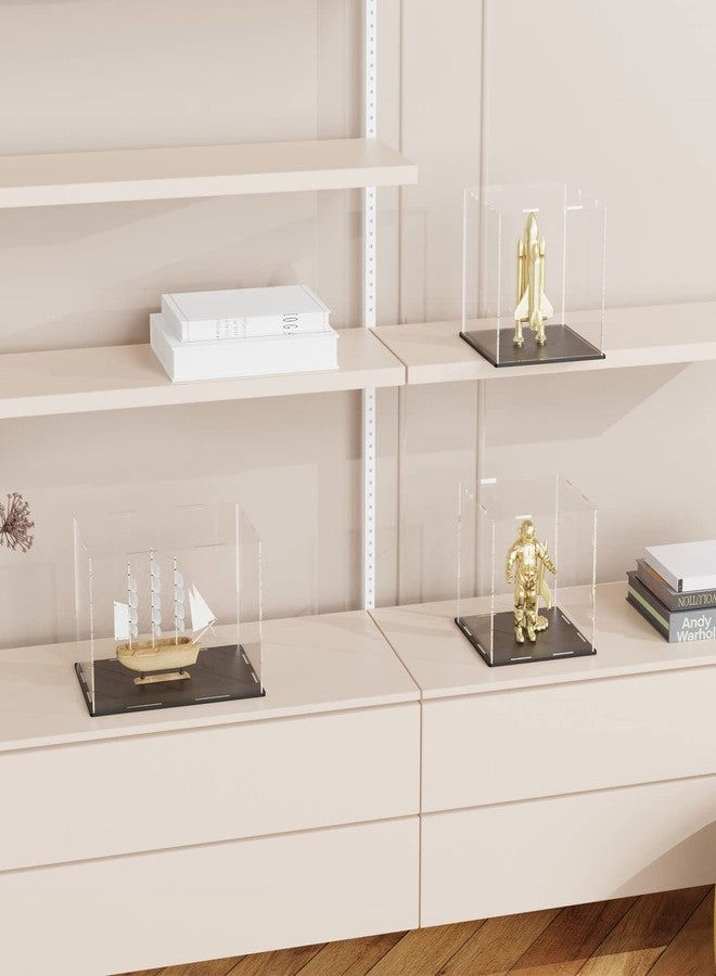 SVENJBB Acrylic Display Case, 10x5x5 Inch Acrylic Boxes for 1:24 Model Cars, Clear Display Cases with Matte Black Base and Lid - Image 5