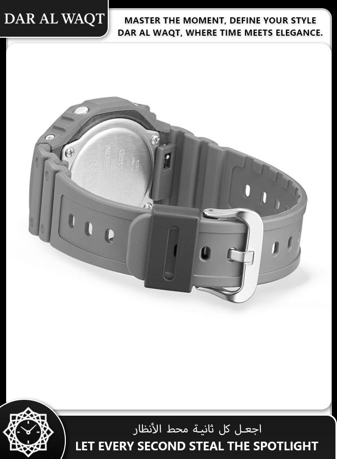 كاسيو ساعة كاسيو جي شوك GA-2100HD-8A إصدار الظلام المضيء - تصميم متوهج في الظلام، خلفية رمادية فحمية، موضوع الإمكانات الكامنة، مقاومة للصدمات - Image 5