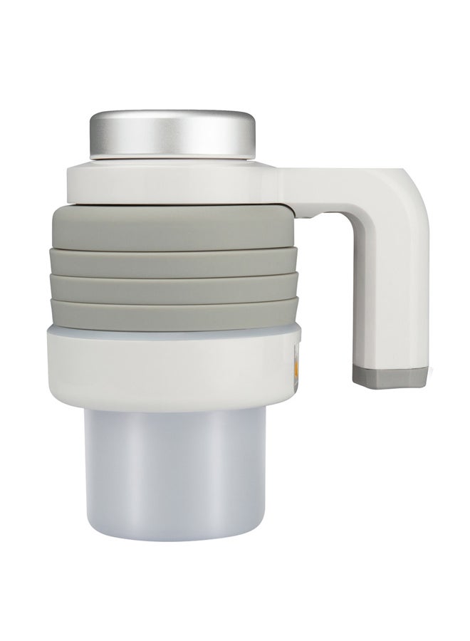 دي بي تي غلاية كهربائية قابلة للطي، دلة تفويح قهوة، رمادي، سعة 550 مل - Image 3