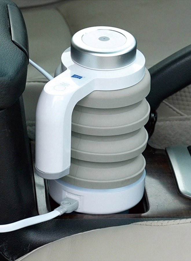 دي بي تي غلاية كهربائية قابلة للطي، دلة تفويح قهوة، رمادي، سعة 550 مل - Image 2