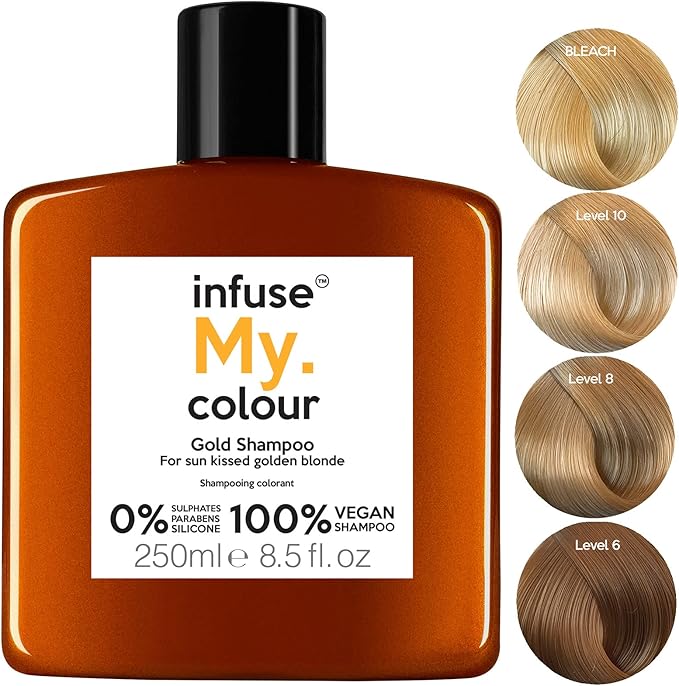 infuse my. colour شامبو إنفيوز ماي كولور نحاسي 250 مل عبوة واحدة - Image 1