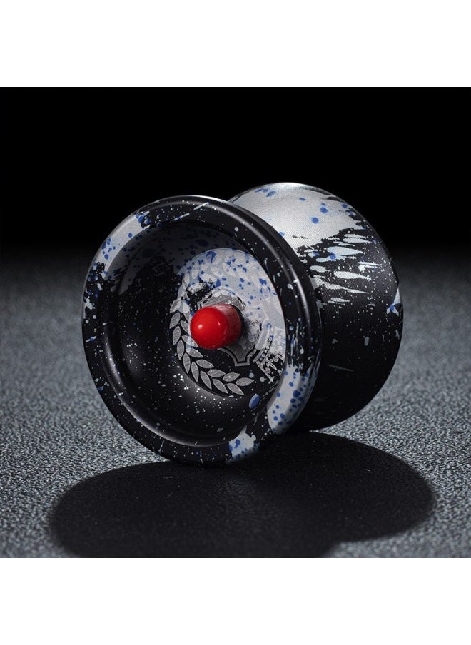 Generic - 专业悠悠球比赛专用溜溜球雪花合金儿童新手高级yoyo球超长睡眠2a-颜色:皇冠黑银点-规格:默认 - Image 1