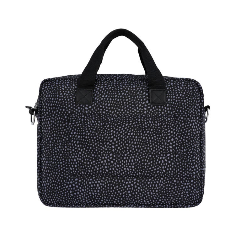 CAPRICE COLLECTION Unisex Laptop Bag – Charcoal Grey, Water-Resistant Nylon, Padded Compartment, Fits 15.6″ Laptops, 12.4L Capacity - Image 5