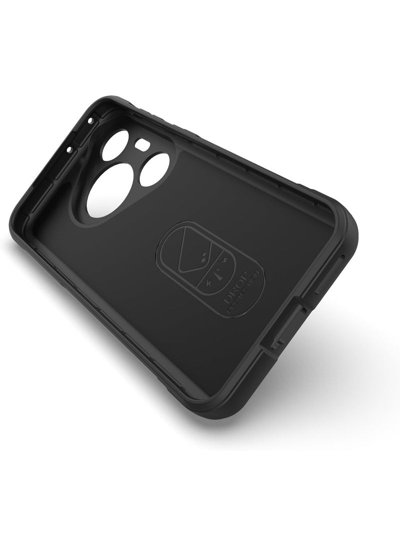 general Case Compatible with Huawei Pura 70 Pro+ 6.8 inch Released 2024, Slim Shock-Absorption Flexible Soft TPU Protective Back Cover - Image 3