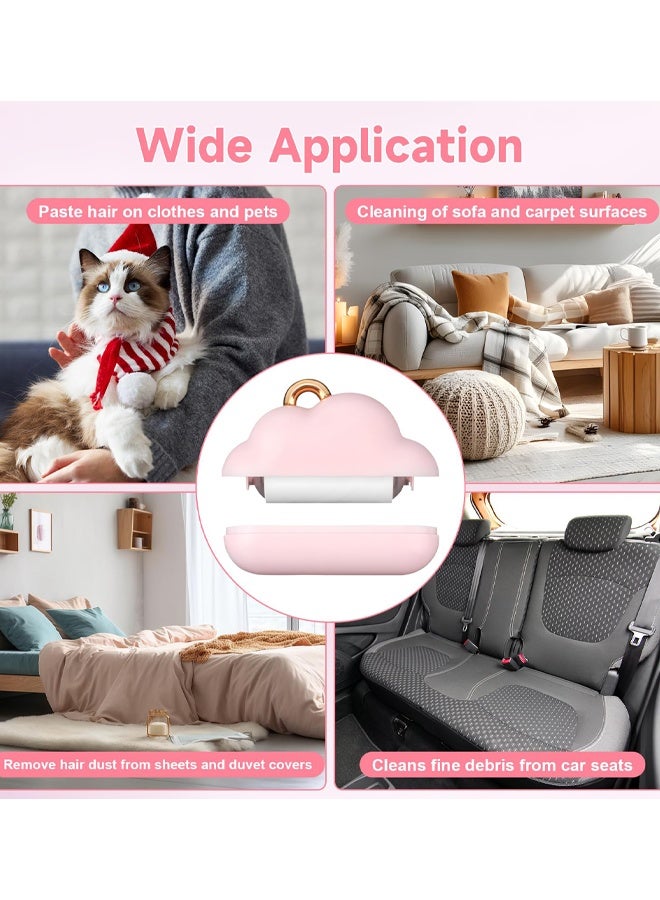 Mini Lint Roller Travel Size, Reusable Lint Roller For Travel, Clothes Hairballs Remover Portable Lint Roller For Clothes With 150 Sheets Refillable - Image 5