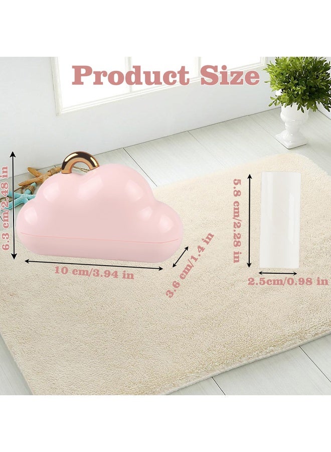 Mini Lint Roller Travel Size, Reusable Lint Roller For Travel, Clothes Hairballs Remover Portable Lint Roller For Clothes With 150 Sheets Refillable - Image 2