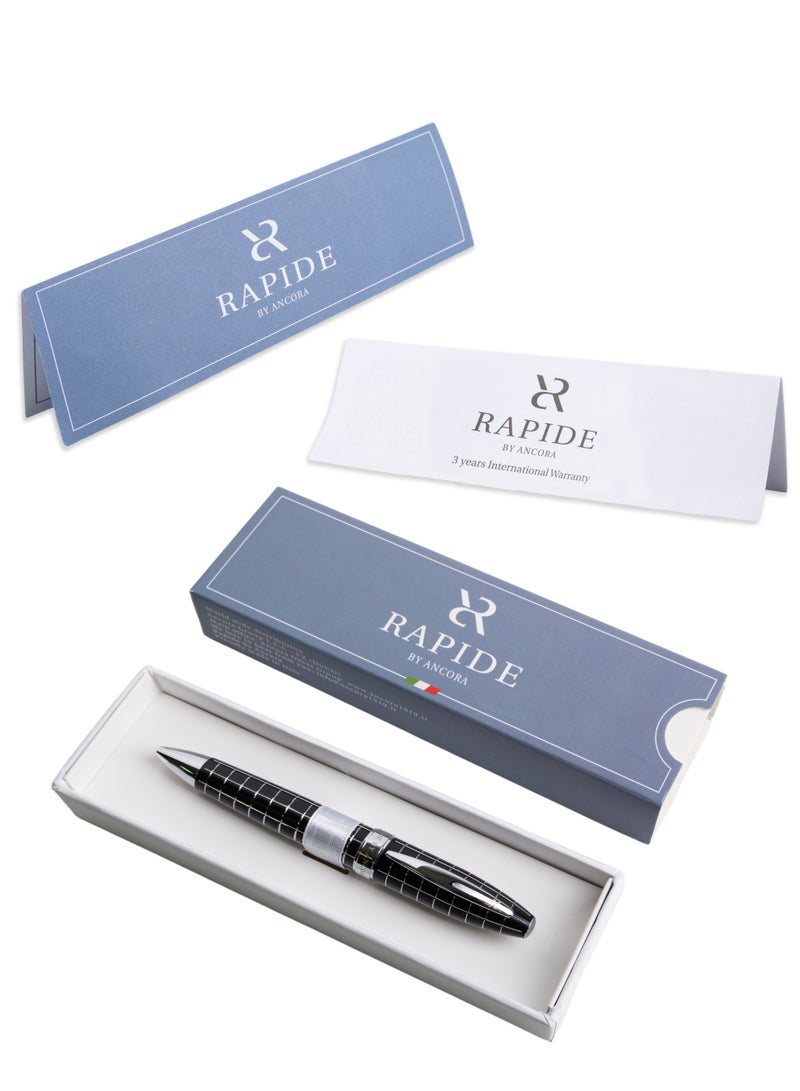 Ancora Rapide Classic Zeppelin Black Ballpoint Pen – Limited Edition, Italian Craftsmanship - Image 3