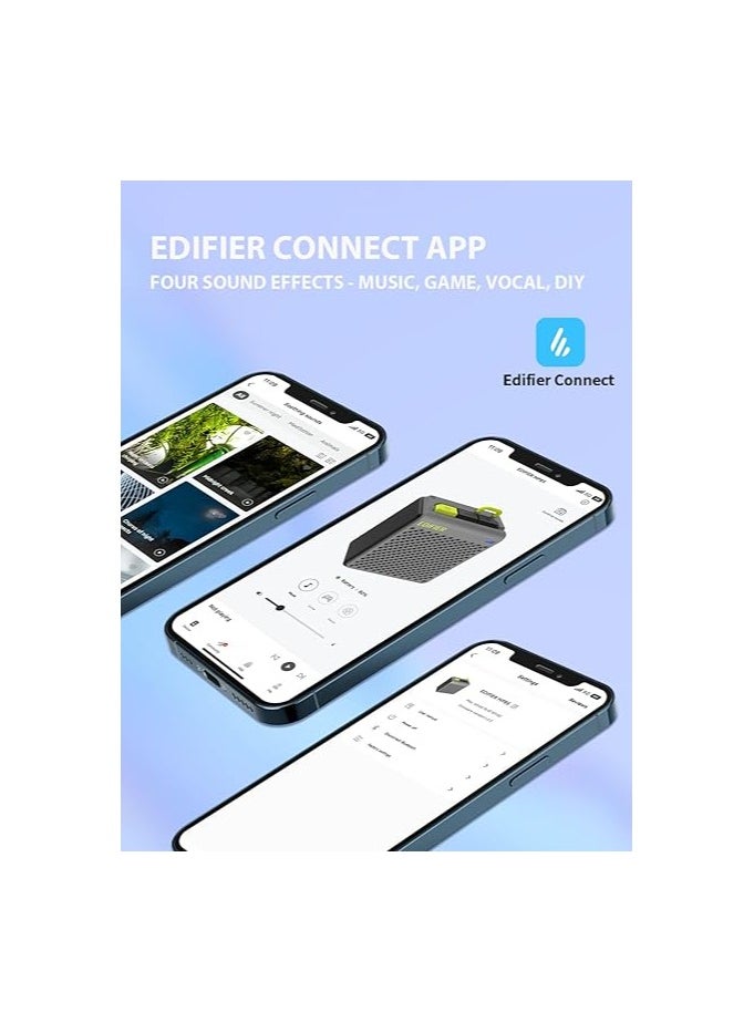EDIFIER - Edifier MP85 Mini Bluetooth Speaker, Portable Speakers with Bluetooth V5.3, 8-Hour Playtime, for Home, Travel, Outdoor - Black - Image 1