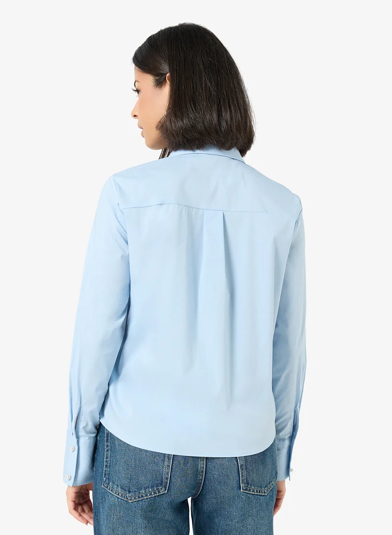 Only  Casual Long Sleeve Pearl Shirt for Women | Best Price UAE