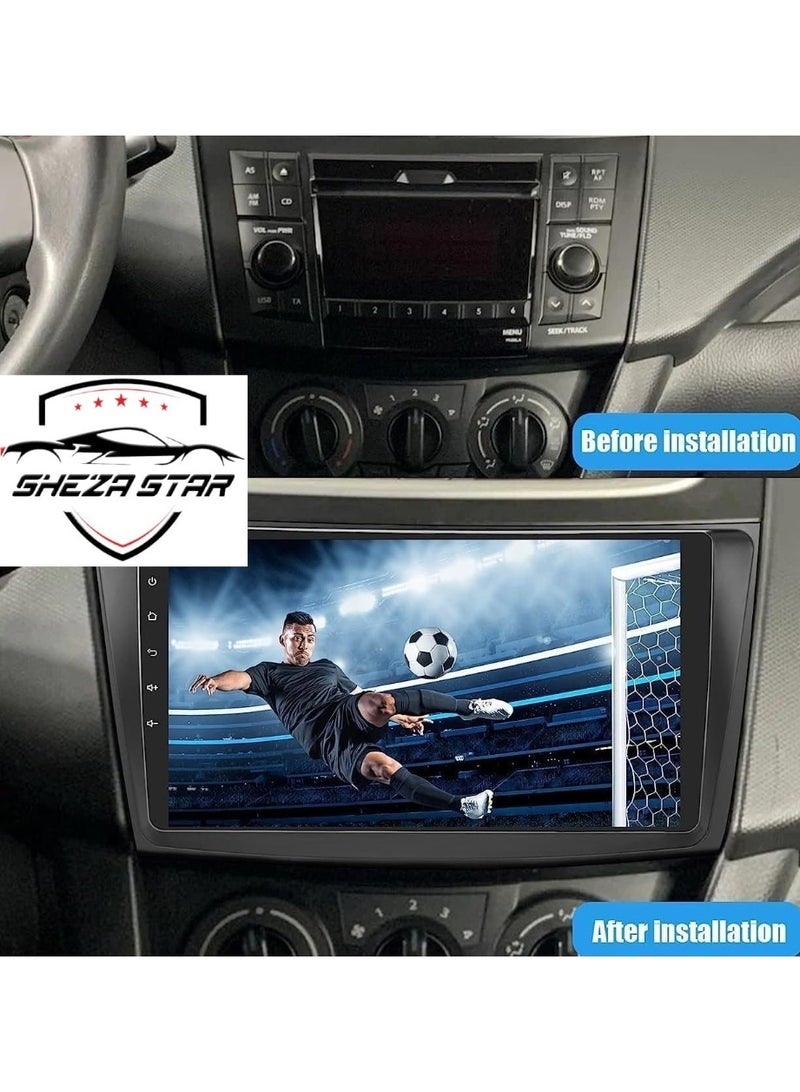 SHEZA STAR Android Car Stereo for Suzuki Swift 2011-2017 4GB RAM 64GB ROM Support Carplay, M-Link Wi-Fi BT, Radio GPS, 9 Inch IPS.QLED, Screen with 360D Camera Included - Image 2