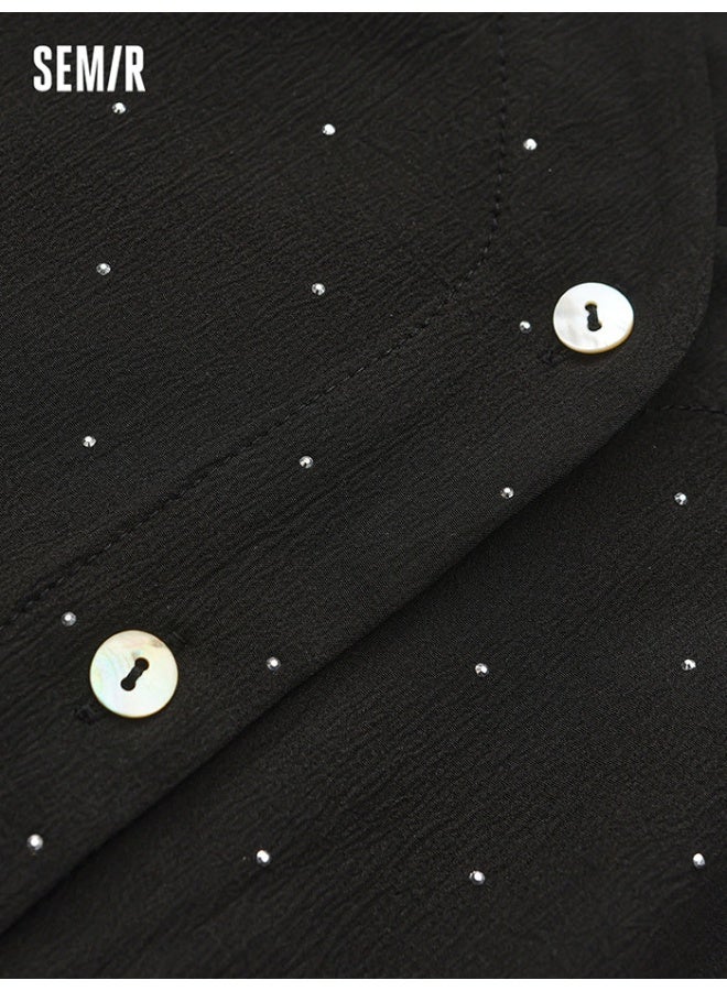 SEMIR Women's Shirt With Rhinestones - Image 3