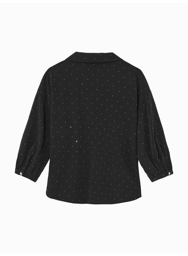 SEMIR Women's Shirt With Rhinestones - Image 2