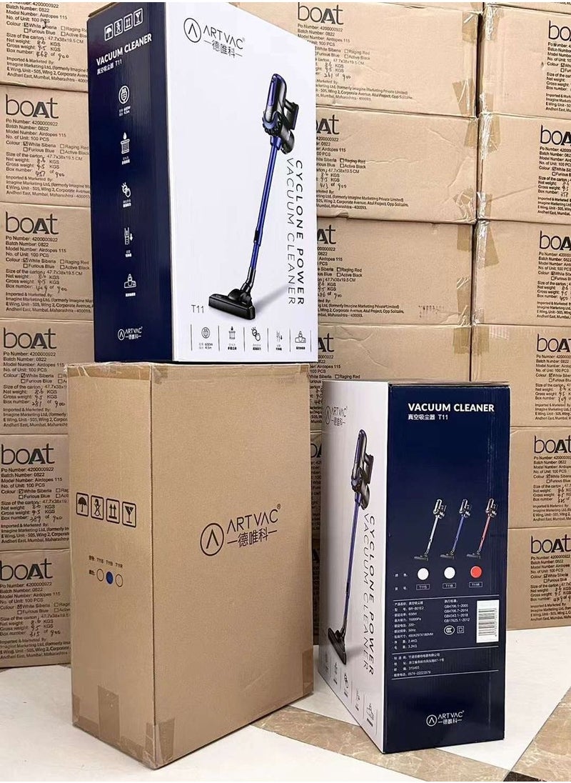 T11 ARTVAC cyclone power wire vacuum cleaner 600w Super strong suction power 16000Pa Multi Function